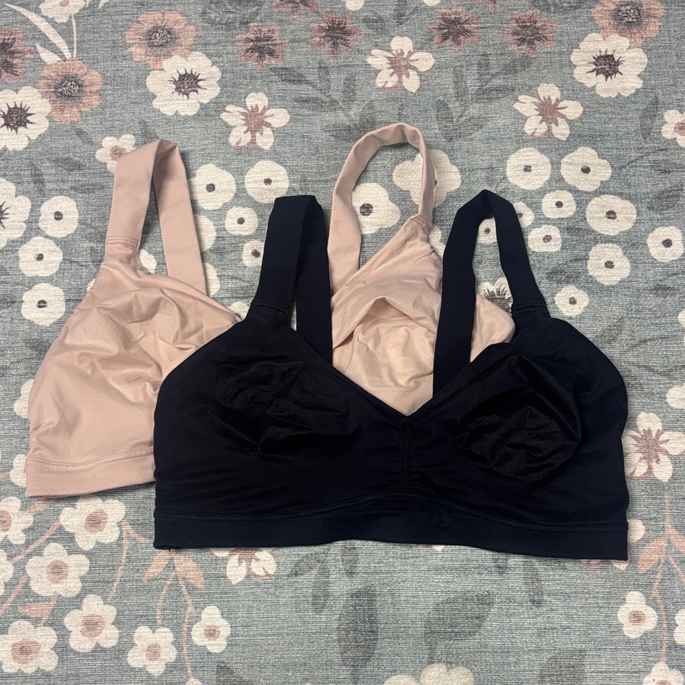 Spanx Bra-llelujah Black and Nude Bralett